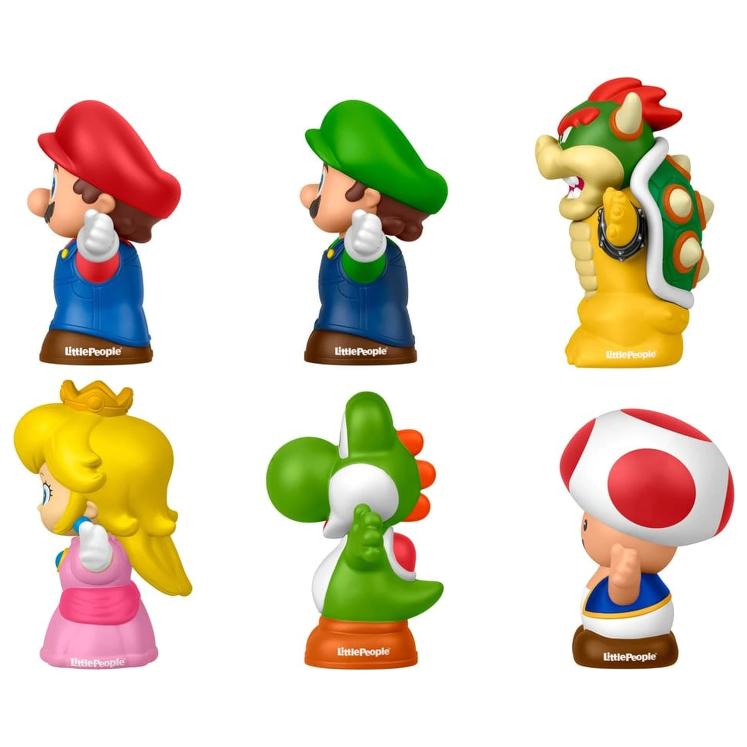 My Mario Little People Collector Mini Figura Pachet de 6, 7 cm poza produsului