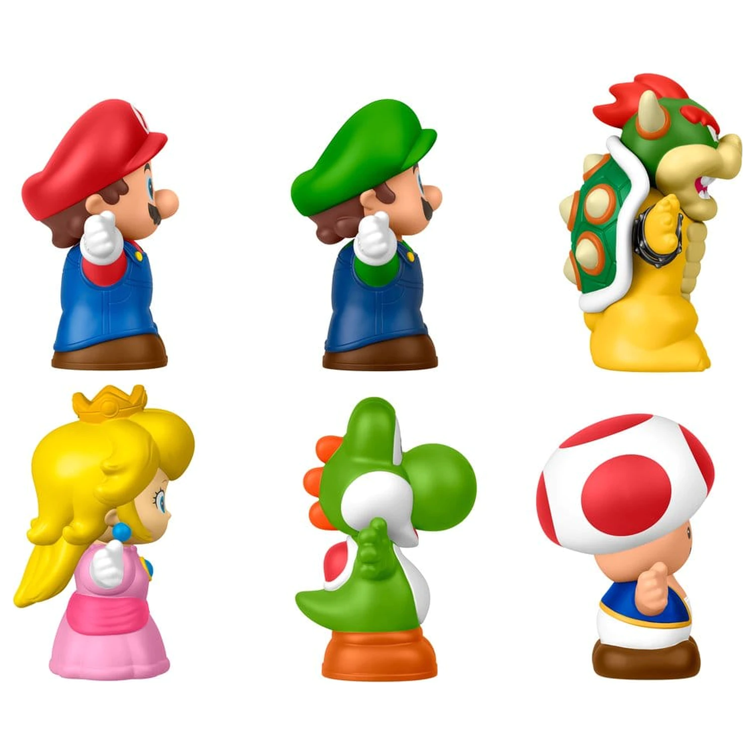 My Mario Little People Collector Mini Figura Pachet de 6, 7 cm poza produsului