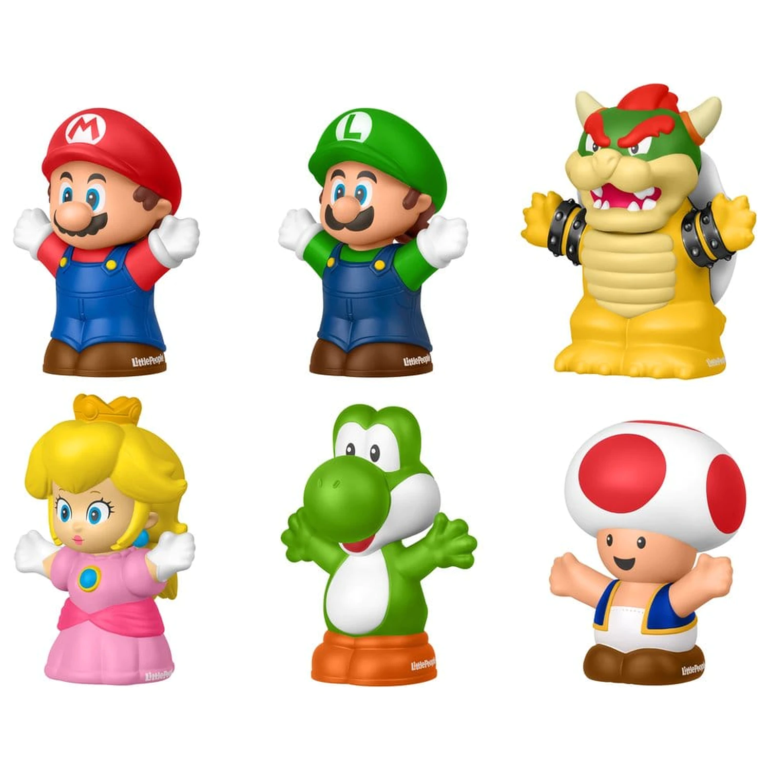 My Mario Little People Collector Mini Figura Pachet de 6, 7 cm poza produsului