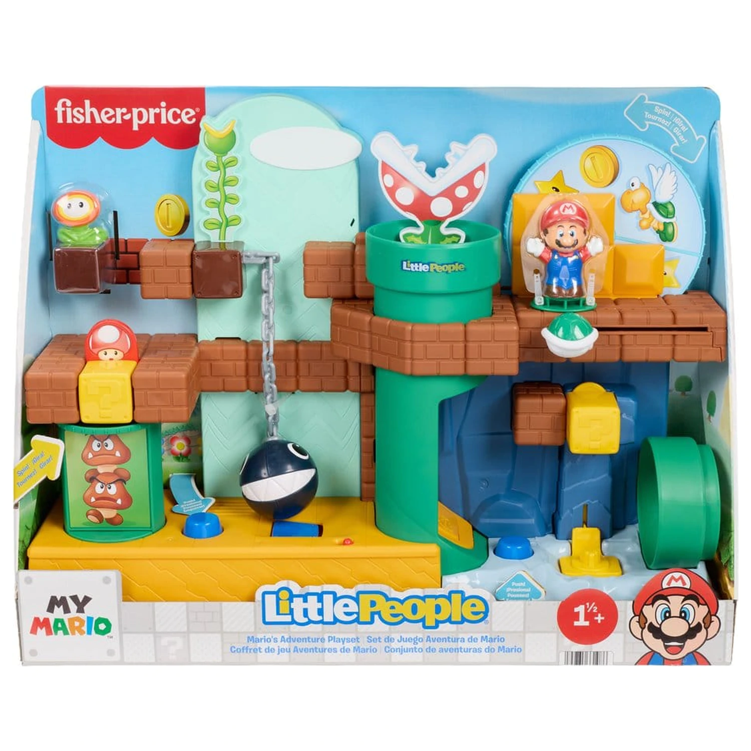 My Mario Little People Playset Mario's Adventure poza produsului