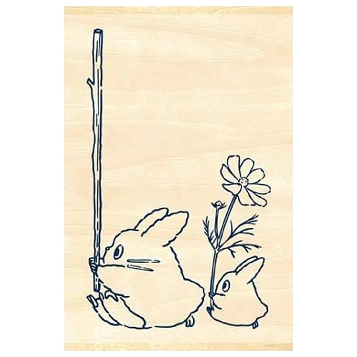 My Neighbor Totoro Blue & White Totoro ștampile din lemn poza produsului