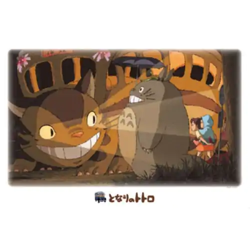 My Neighbor Totoro Puzzle tip jigsaw Catbus in the night (1000 piese) poza produsului