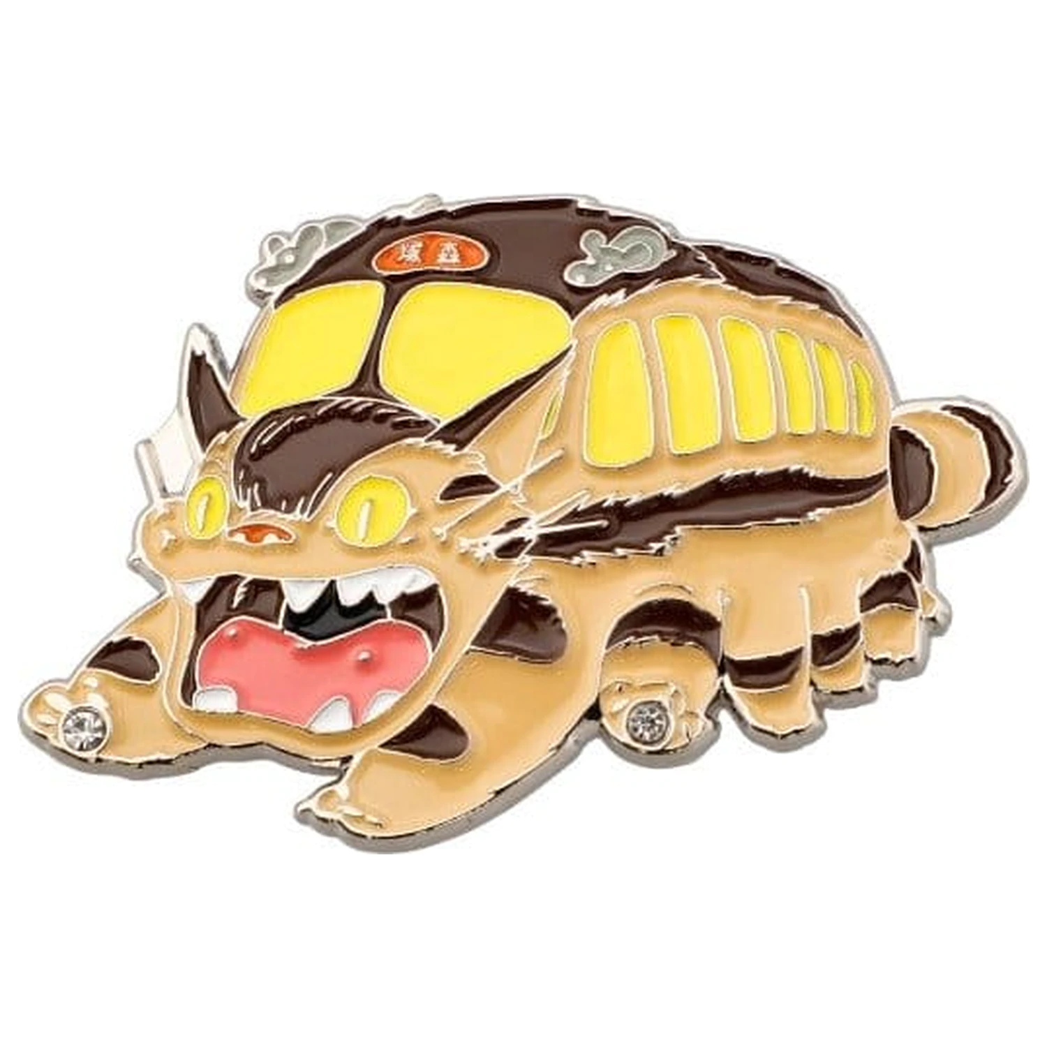 My Neighbor Totoro brosa metalica Catbus poza produsului