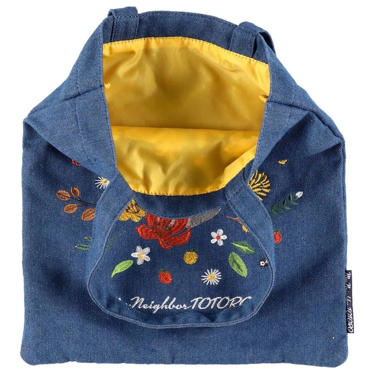 Geanta tote din denim My Neighbor Totoro Totoro & Flower Wreath poza produsului