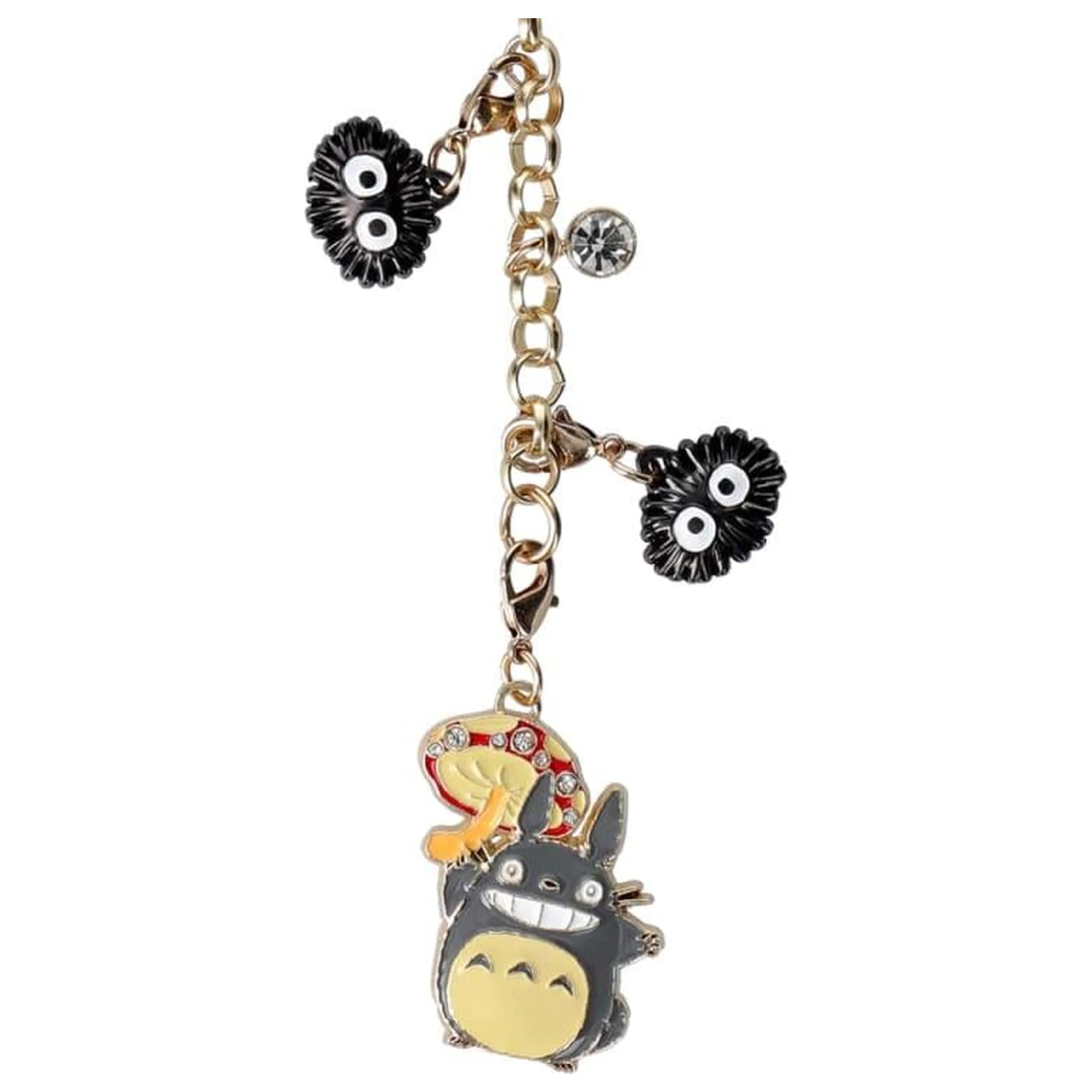 My Neighbor Totoro Grey Totoro & Mushroom Chainette charms poza produsului
