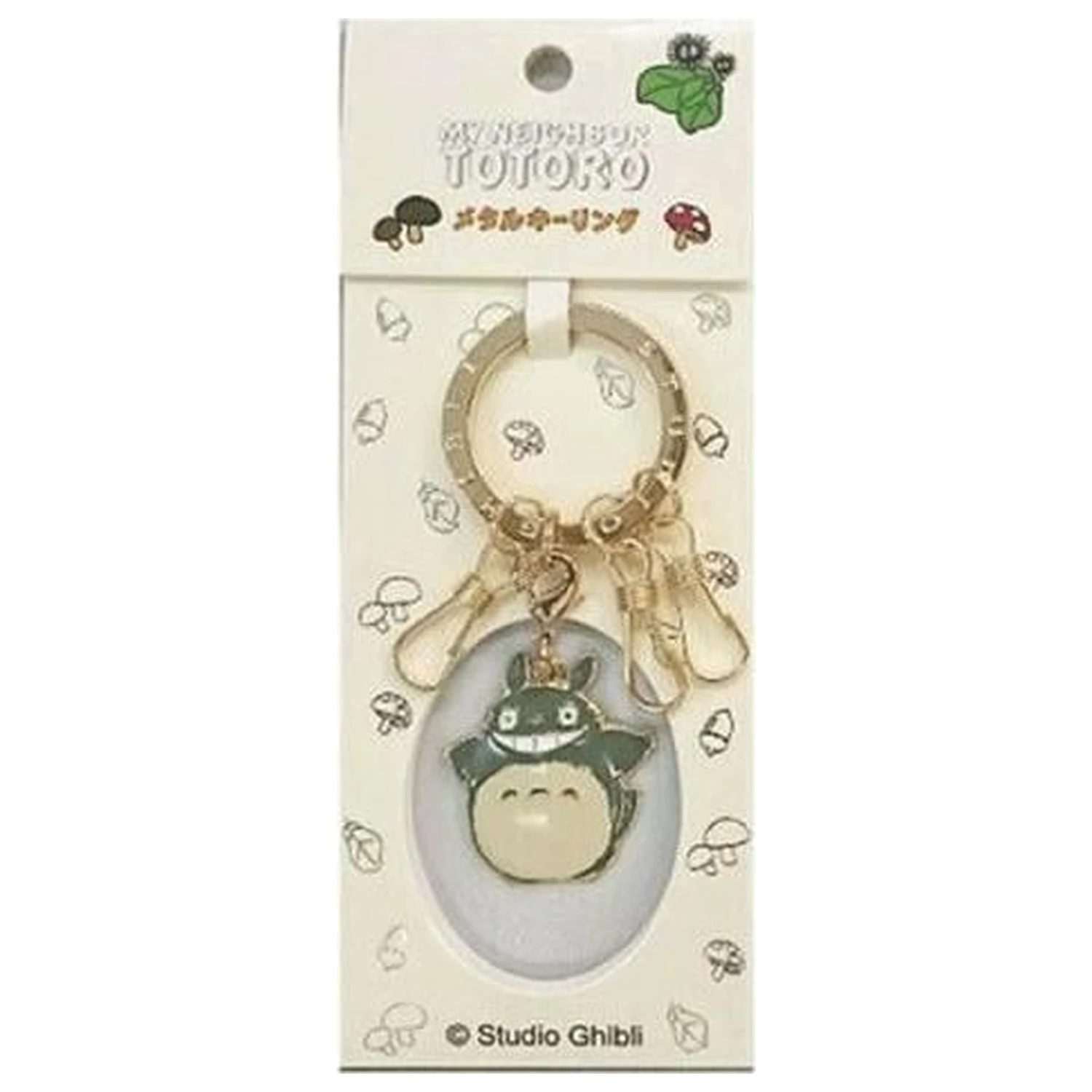 My Neighbor Totoro Grey Totoro Smile breloc din metal poza produsului