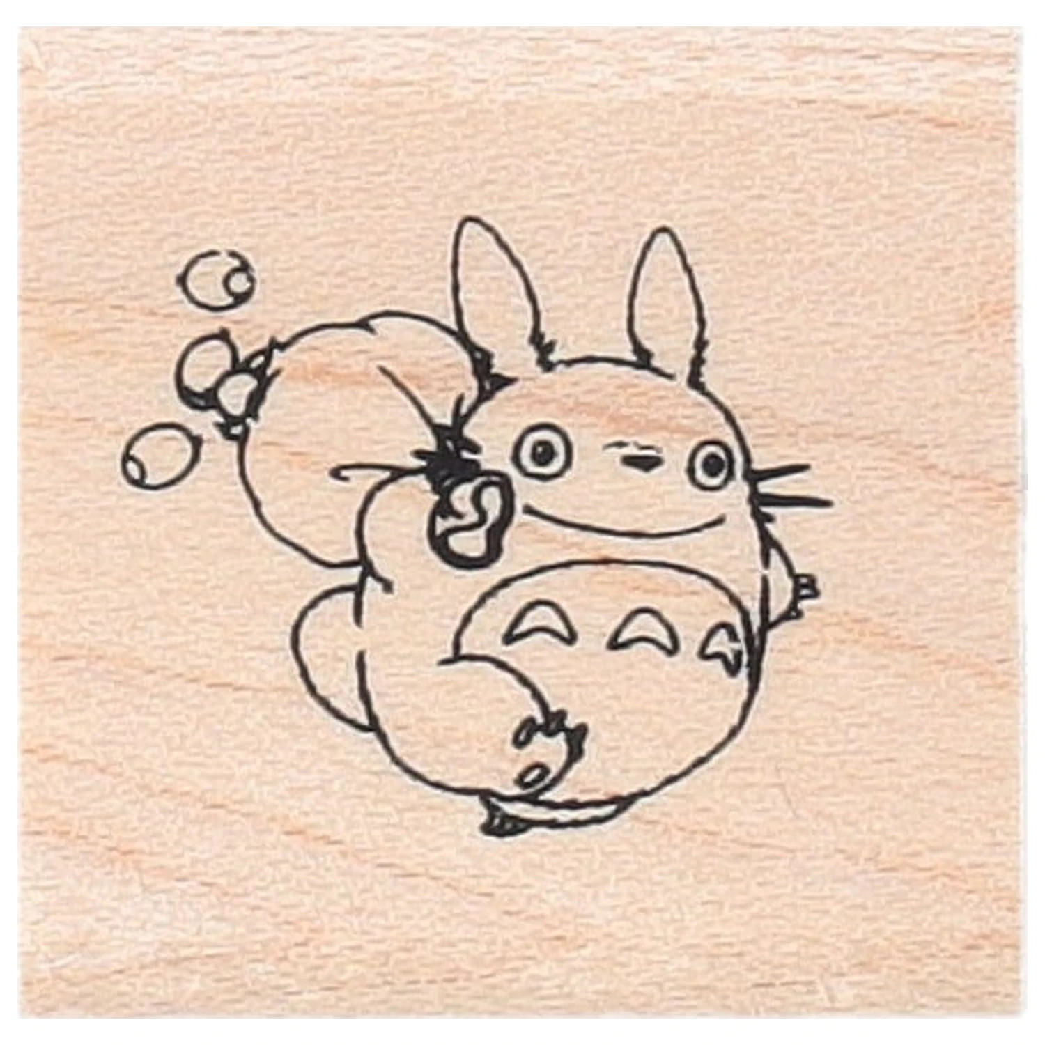 My Neighbor Totoro Stamp cu Pouch Middle Totoro & Acorns poza produsului