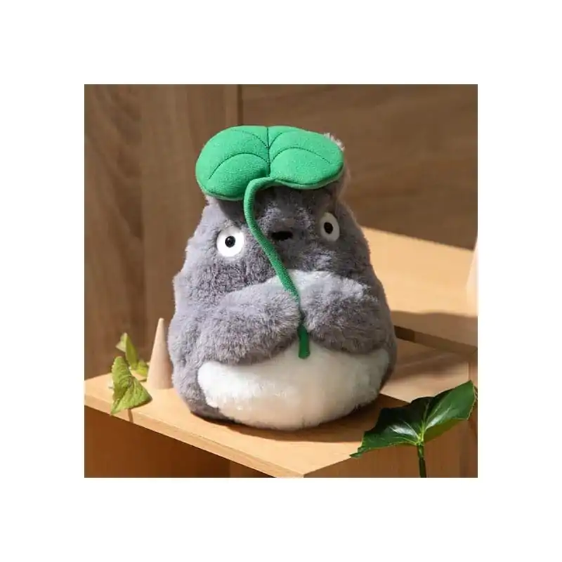 My Neighbor Totoro Nakayoshi Pluș Figurina Big Totoro cu frunză 21 cm poza produsului