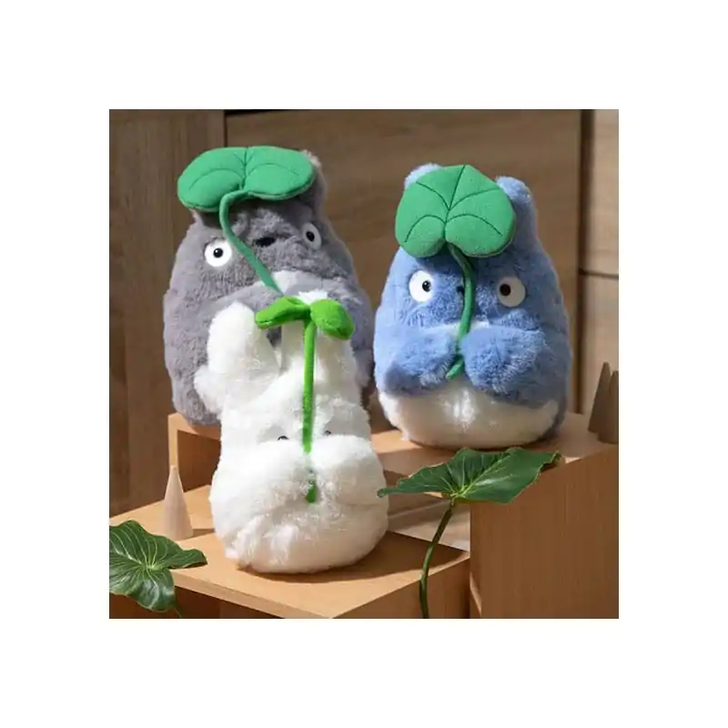 My Neighbor Totoro Nakayoshi Pluș Figurina Small Totoro with leaf 19 cm poza produsului