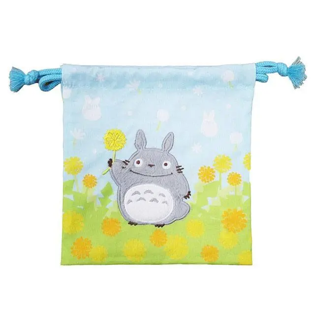 My Neighbor Totoro Sac de depozitare rufe Totoro cu Flori 20 x 19 cm poza produsului