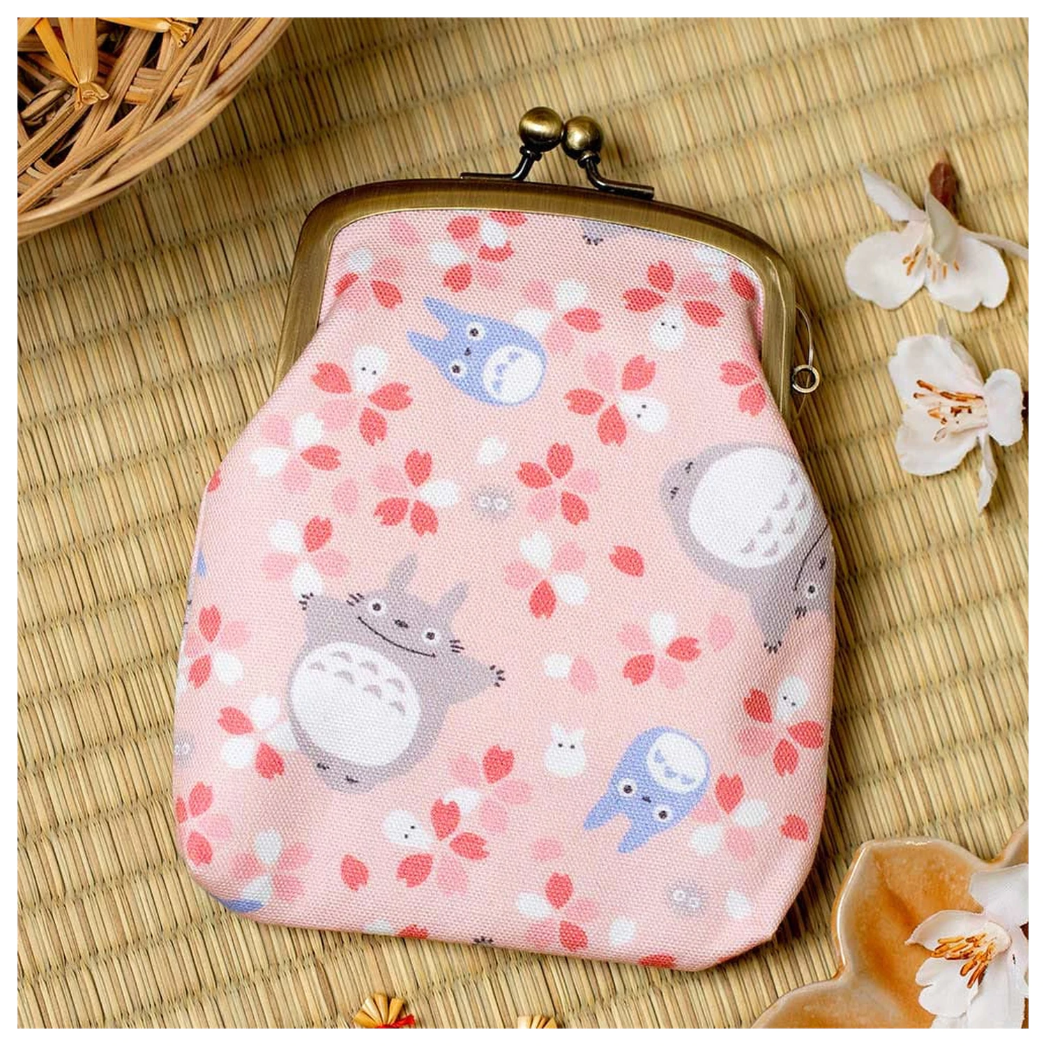My Neighbor Totoro Portofel monede Totoro Cherry Blossoms poza produsului