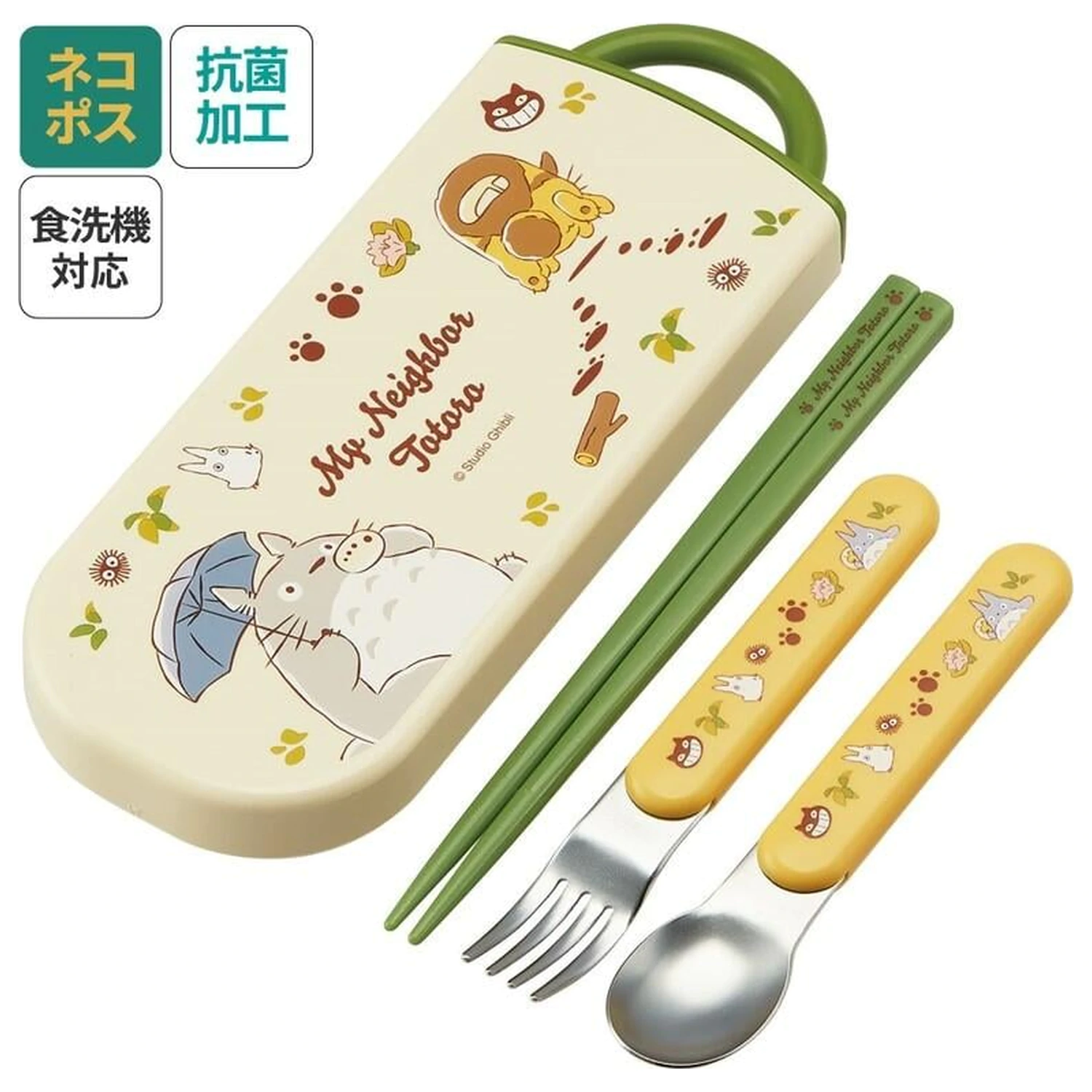 My Neighbor Totoro Totoro set tacâmuri bețisoare, lingură și furculiță poza produsului