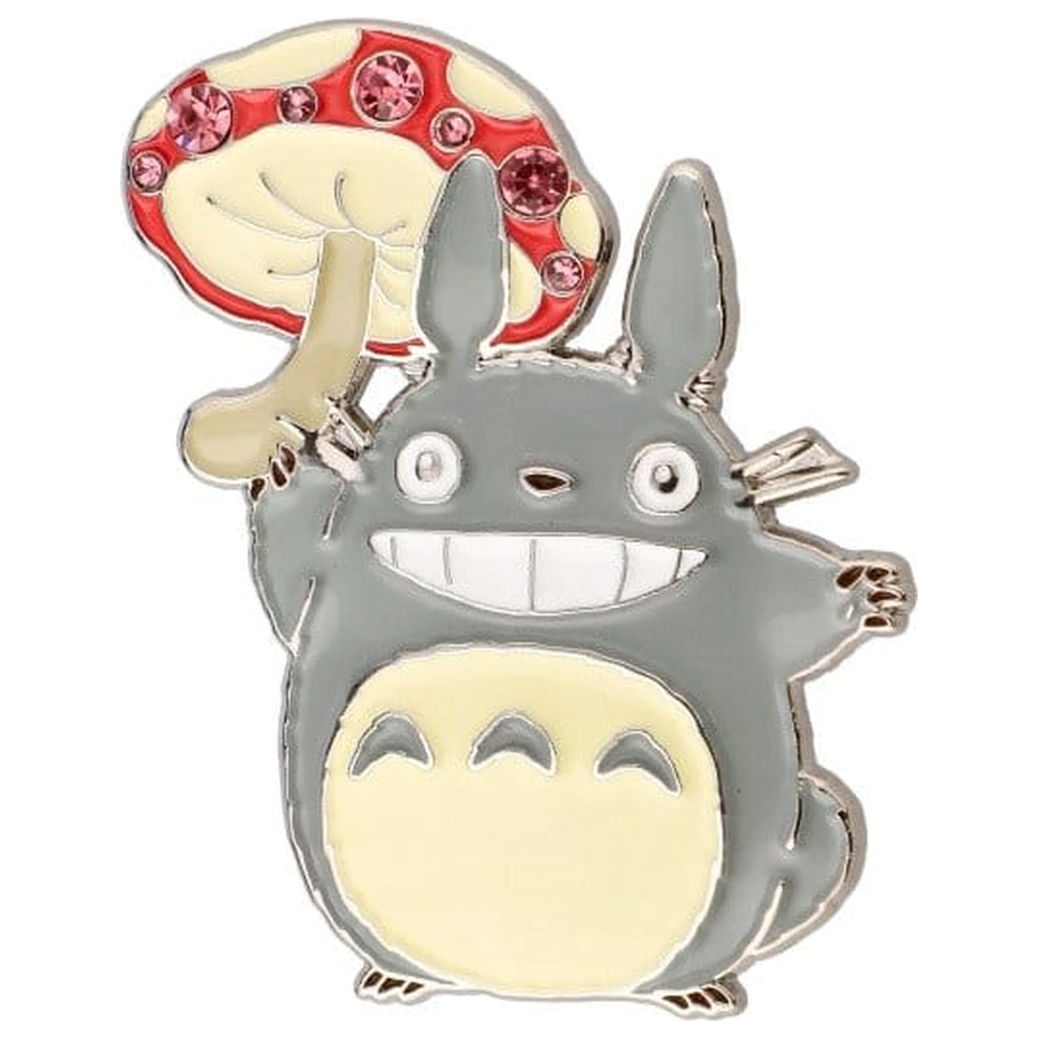 My Neighbor Totoro brosa metalica Totoro Ciuperca poza produsului