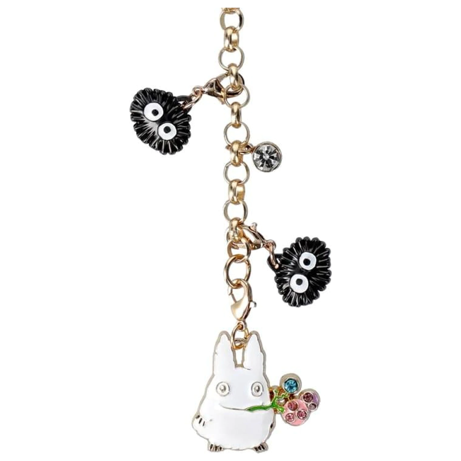 My Neighbor Totoro White Totoro & Fruits Chainette brelocuri tip charms poza produsului
