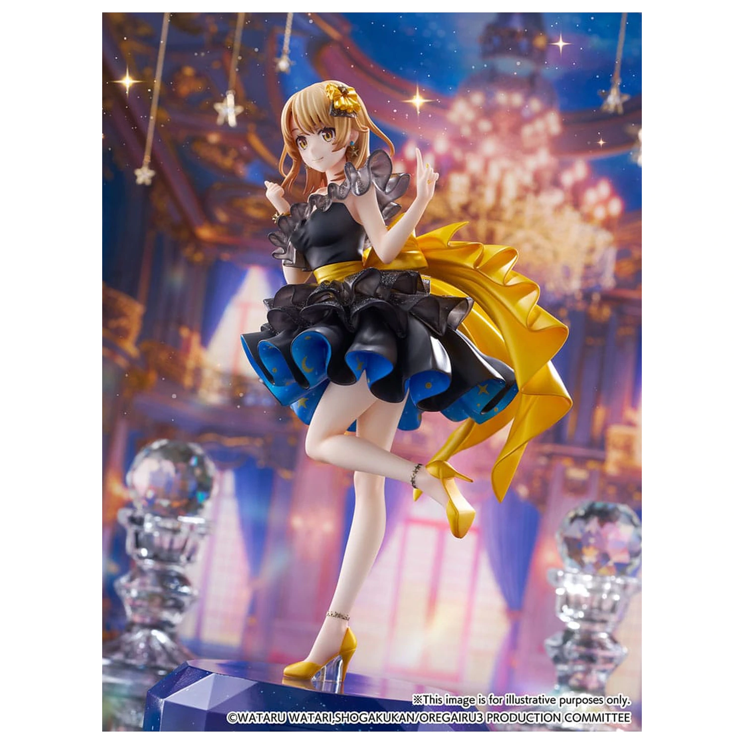 My Youth Romantic Comedy Is Wrong As I Expected. Final SHIBUYA SCRAMBLE FIGURE Statuie din PVC 1/7 Iroha Isshiki Starry Dress Ver. 24 cm poza produsului