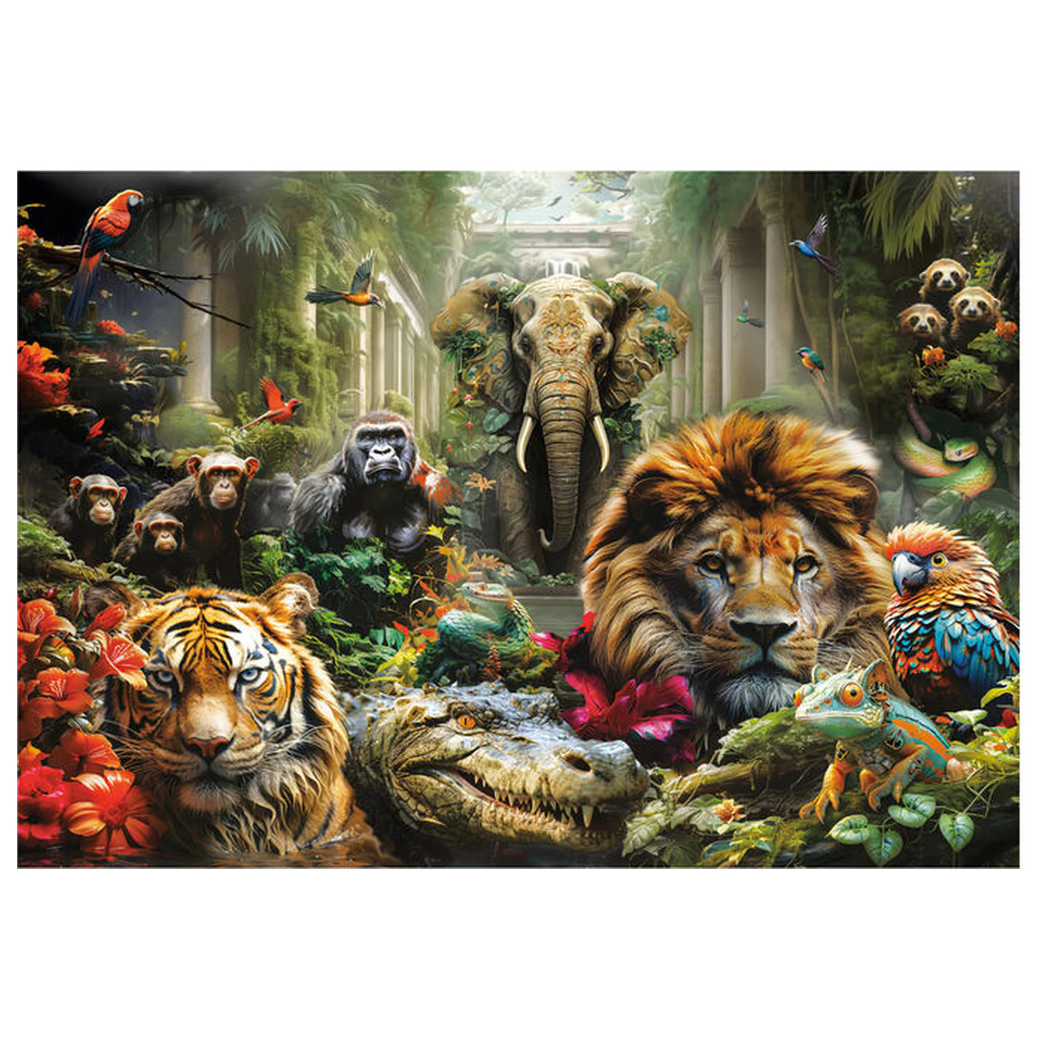 Mystic Jungle puzzle 1000 piese poza produsului