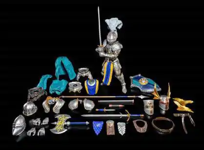 Mythic Legions: Ashes of Agbendor Figurina de acțiune Soldat Scut Albastru Set Deluxe de Construcție poza produsului