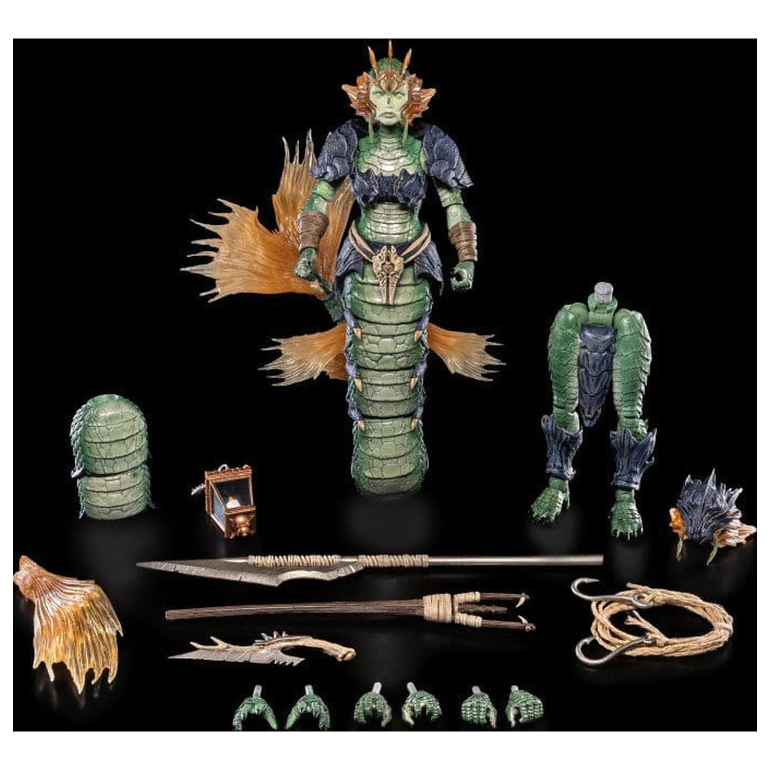 Mythic Legions: Dawns of Discovery figurina de actiune Sireyn Opalscale Deluxe poza produsului