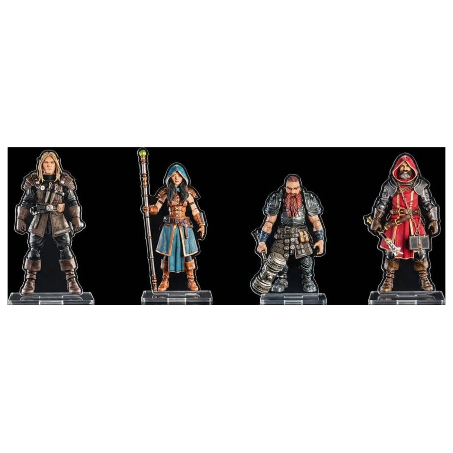 Mythic Legions Acrylic Standees 4-pack Set Heroic Set A 3 cm poza produsului