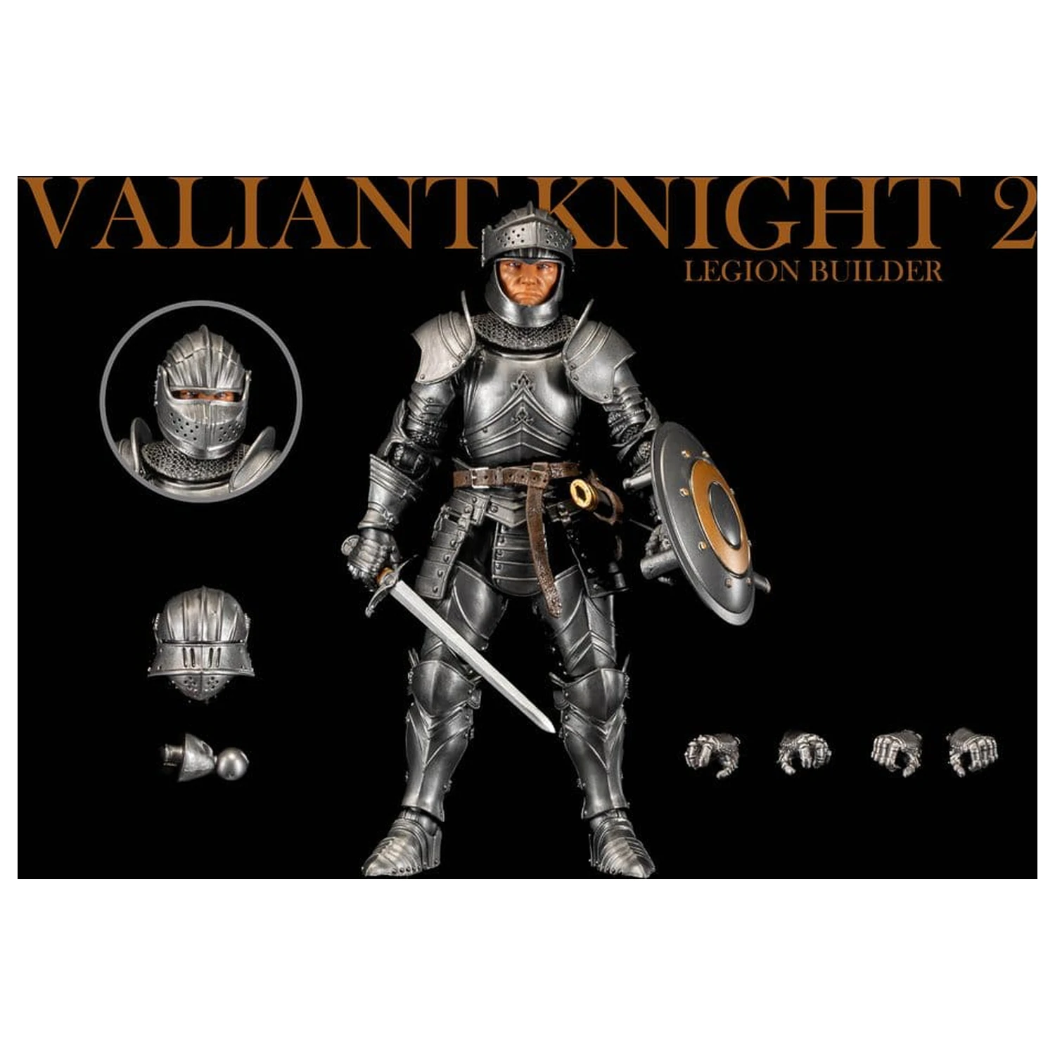 Mythic Legions: Reinforcement 3 figurina Valiant Knight 2 Legion Builder poza produsului
