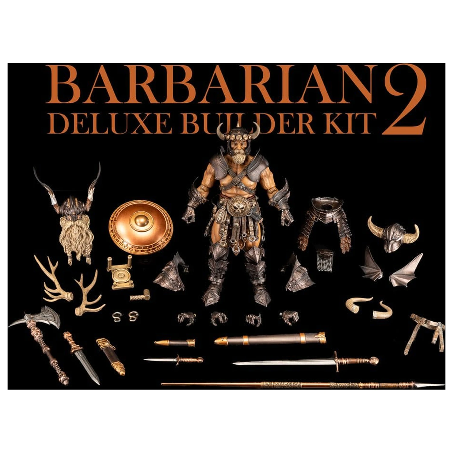 Mythic Legions: Reinforcement 3 Accesoriu pentru Figurina de Actiune Barbarian Builder Kit 2 Deluxe poza produsului
