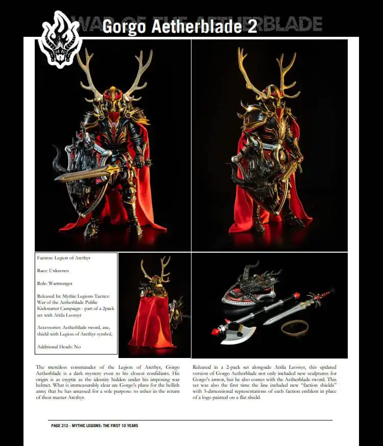 Mythic Legions: The First 10 Year Book Coperta cartonată poza produsului