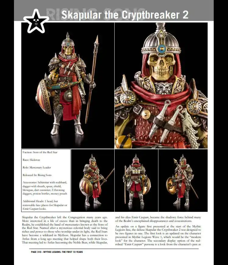 Mythic Legions: The First 10 Year Book Coperta cartonată poza produsului