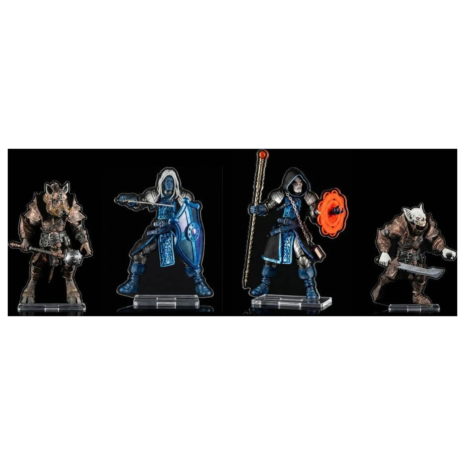 Mythic Legions Acrylic Figures 4-Pack Villainous Set B 3 cm poza produsului