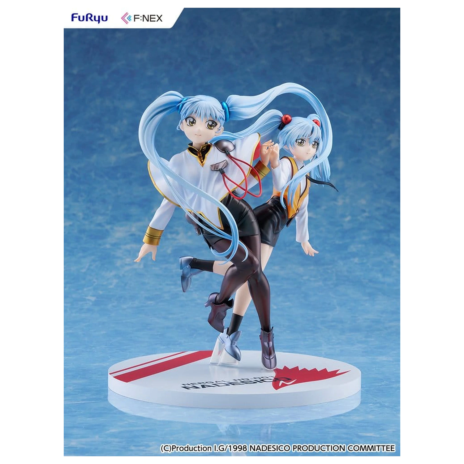 Nadesico the movie The prince of darkness figurina din PVC 1/7 Ruri Hoshino double ruriruri Ver. 22 cm poza produsului