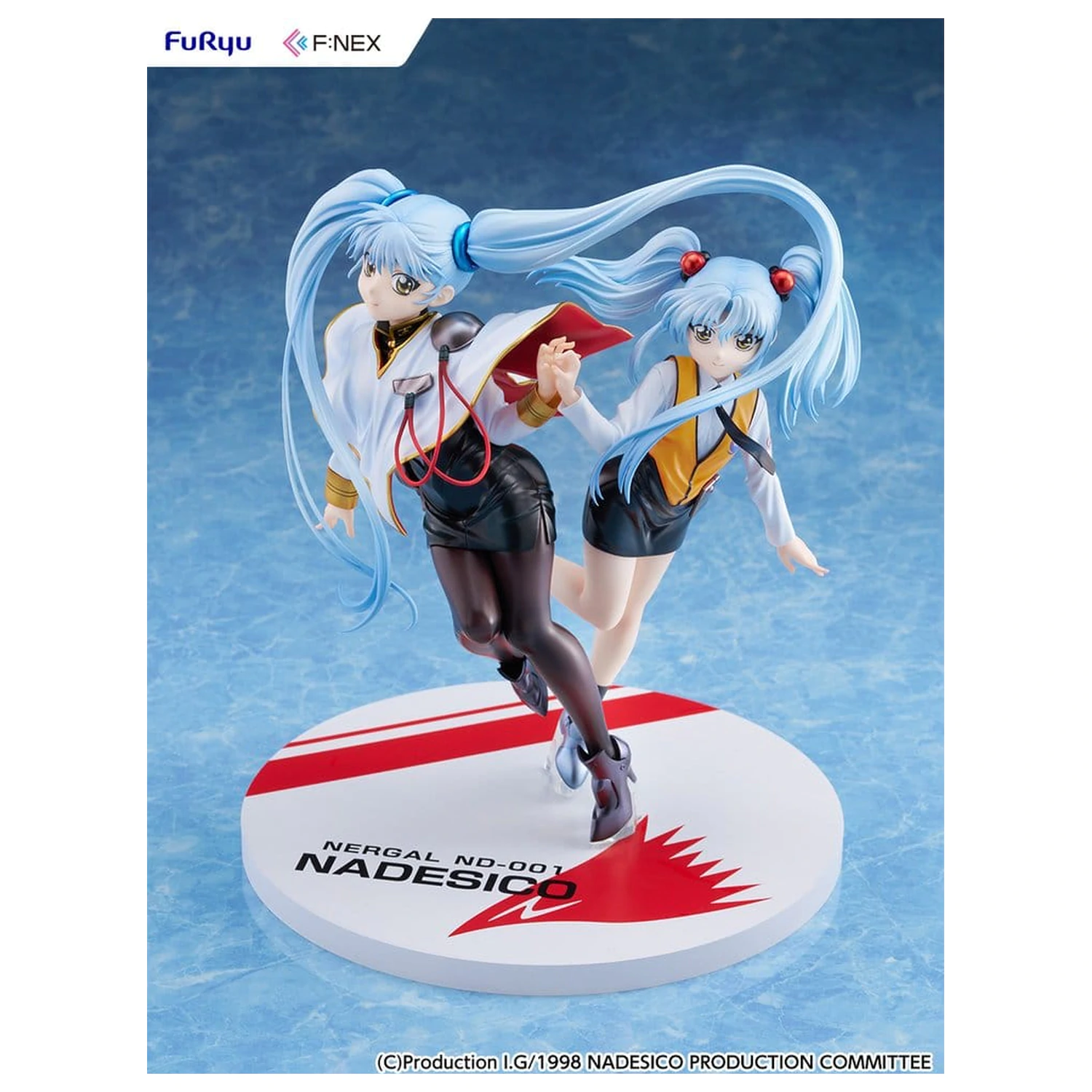 Nadesico the movie The prince of darkness figurina din PVC 1/7 Ruri Hoshino double ruriruri Ver. 22 cm poza produsului