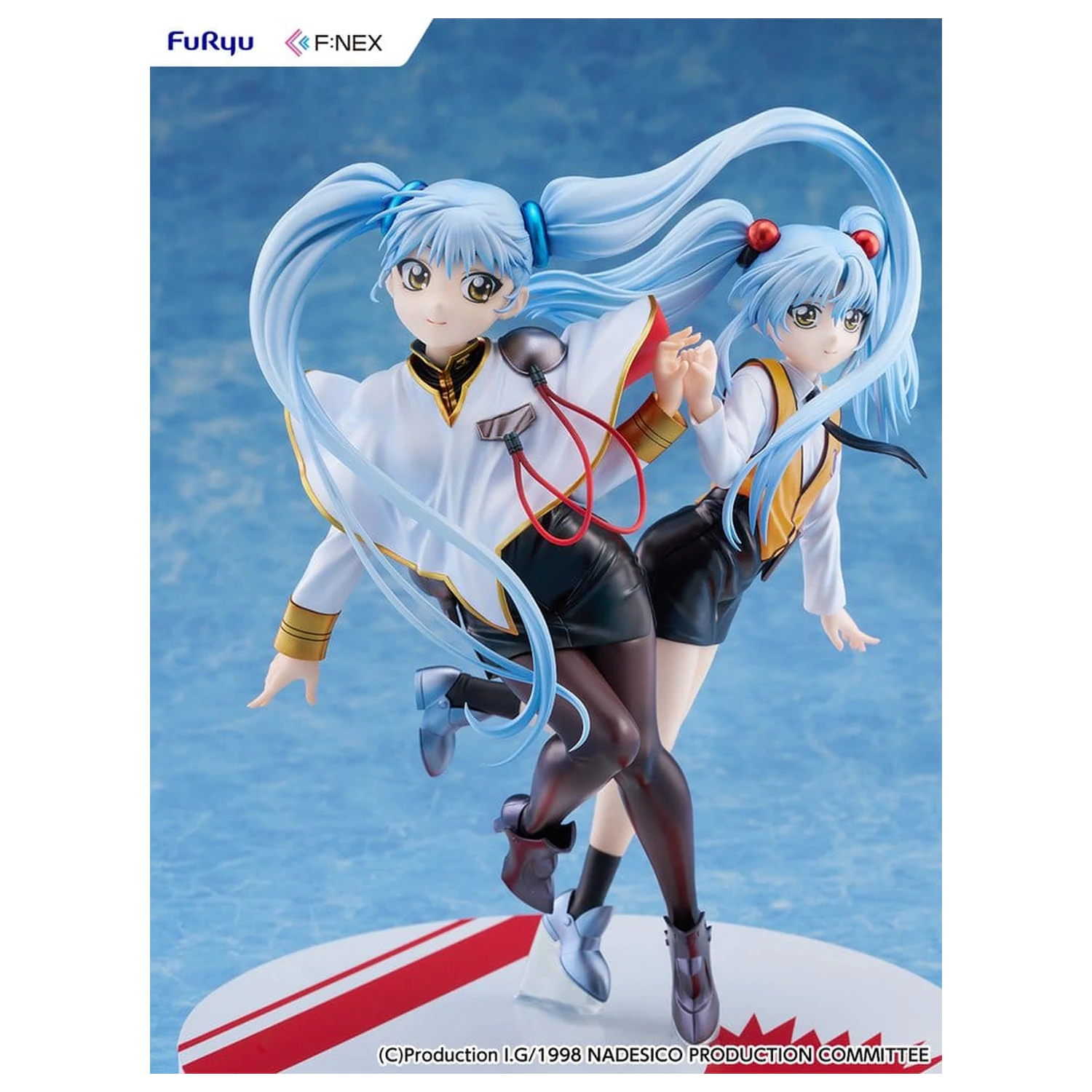 Nadesico the movie The prince of darkness figurina din PVC 1/7 Ruri Hoshino double ruriruri Ver. 22 cm poza produsului