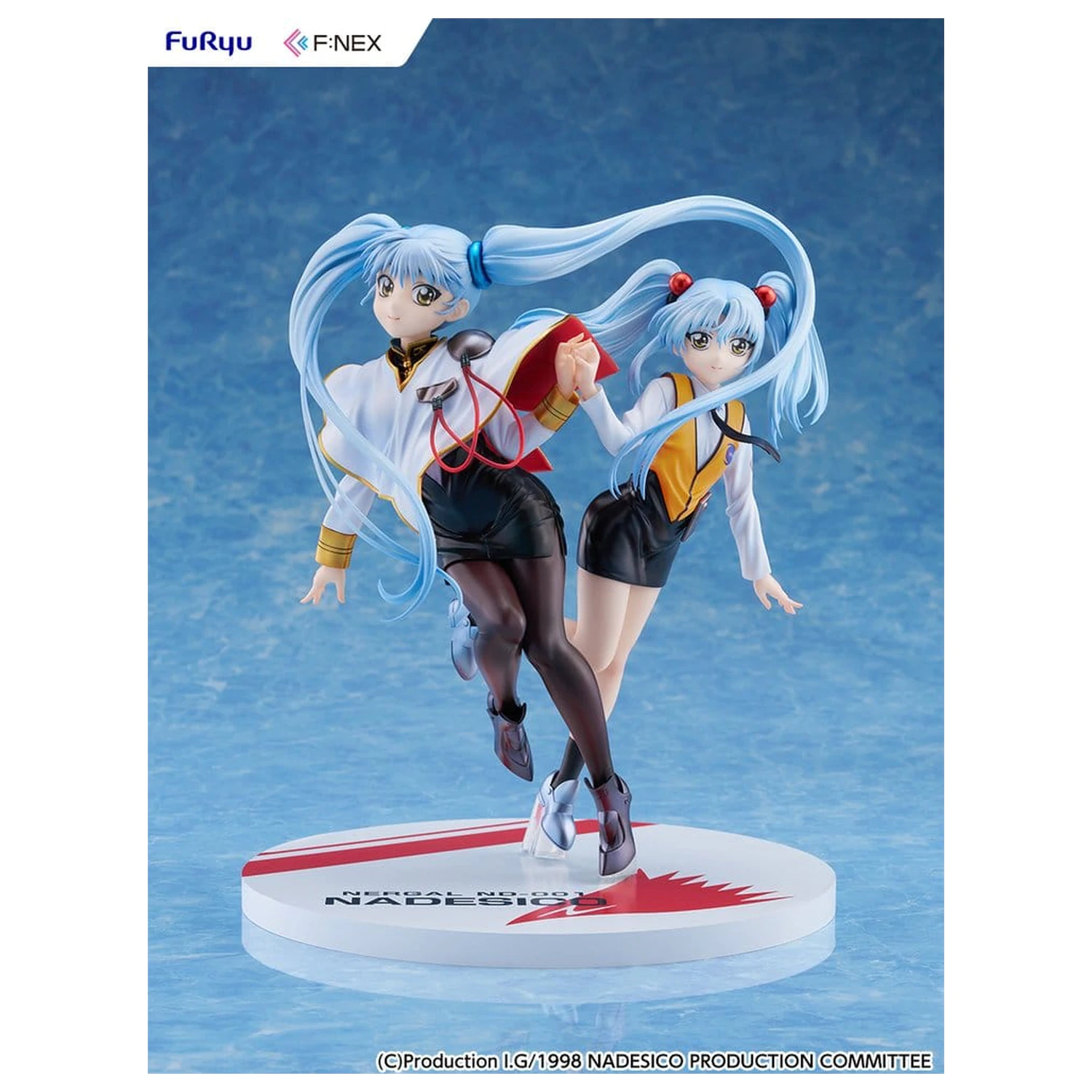 Nadesico the movie The prince of darkness figurina din PVC 1/7 Ruri Hoshino double ruriruri Ver. 22 cm poza produsului