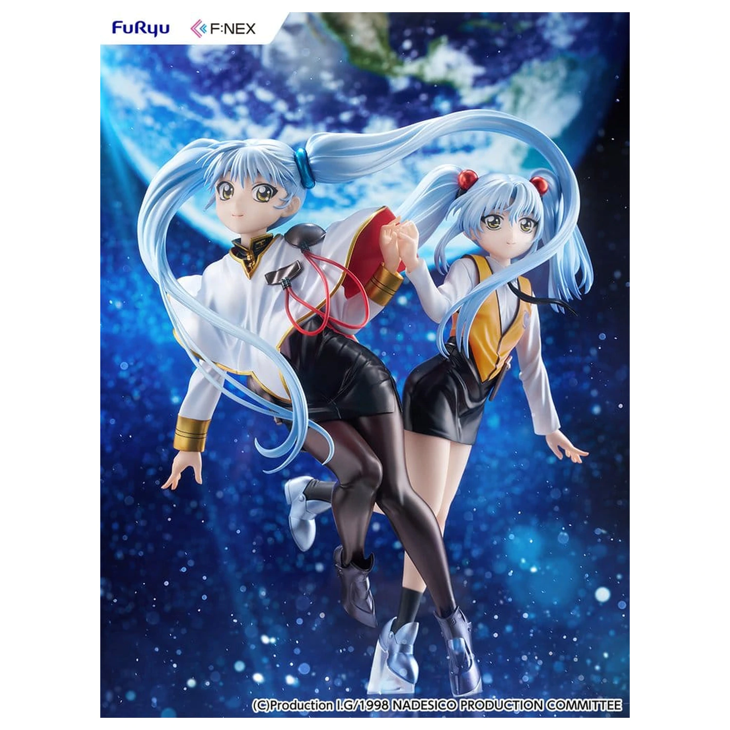 Nadesico the movie The prince of darkness figurina din PVC 1/7 Ruri Hoshino double ruriruri Ver. 22 cm poza produsului