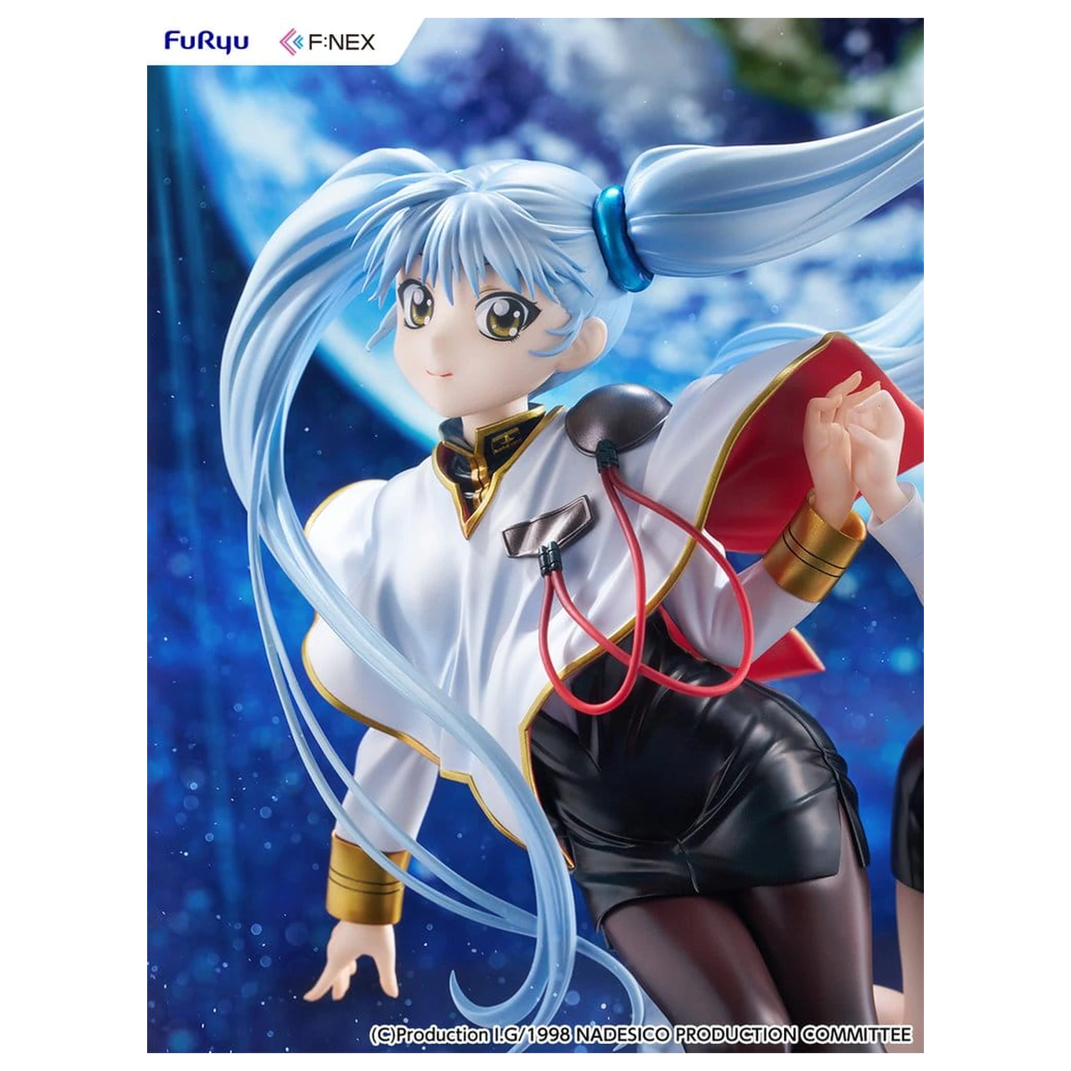 Nadesico the movie The prince of darkness figurina din PVC 1/7 Ruri Hoshino double ruriruri Ver. 22 cm poza produsului