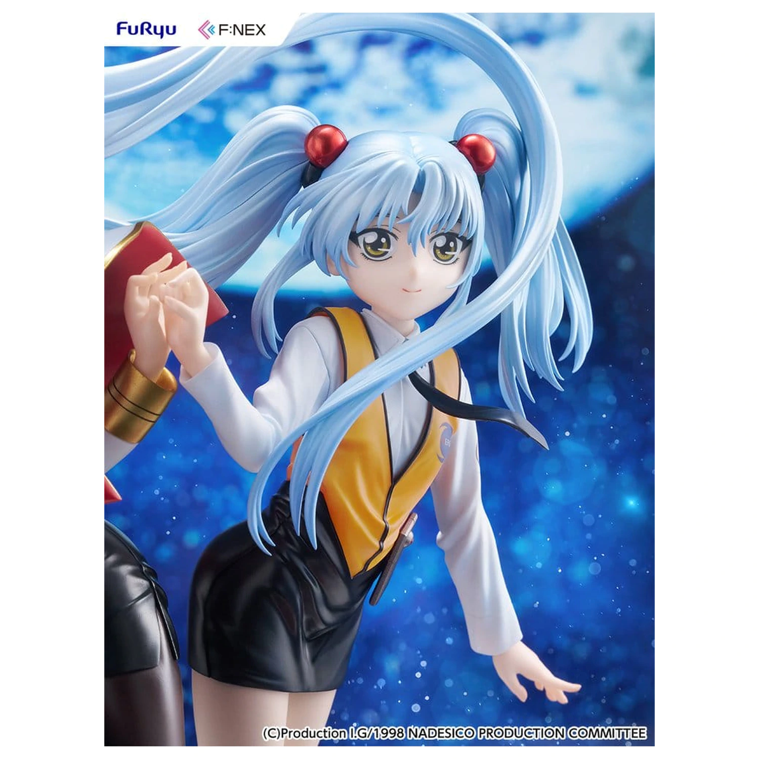 Nadesico the movie The prince of darkness figurina din PVC 1/7 Ruri Hoshino double ruriruri Ver. 22 cm poza produsului