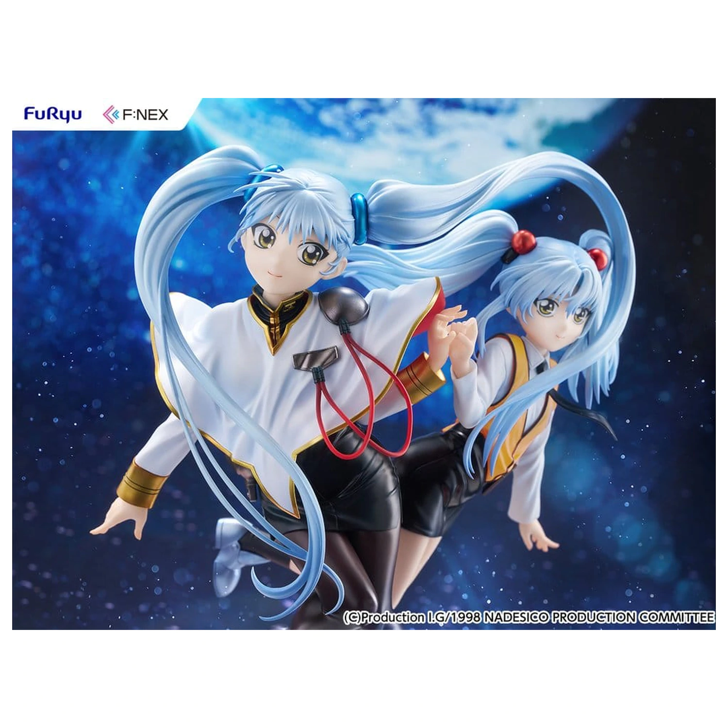 Nadesico the movie The prince of darkness figurina din PVC 1/7 Ruri Hoshino double ruriruri Ver. 22 cm poza produsului