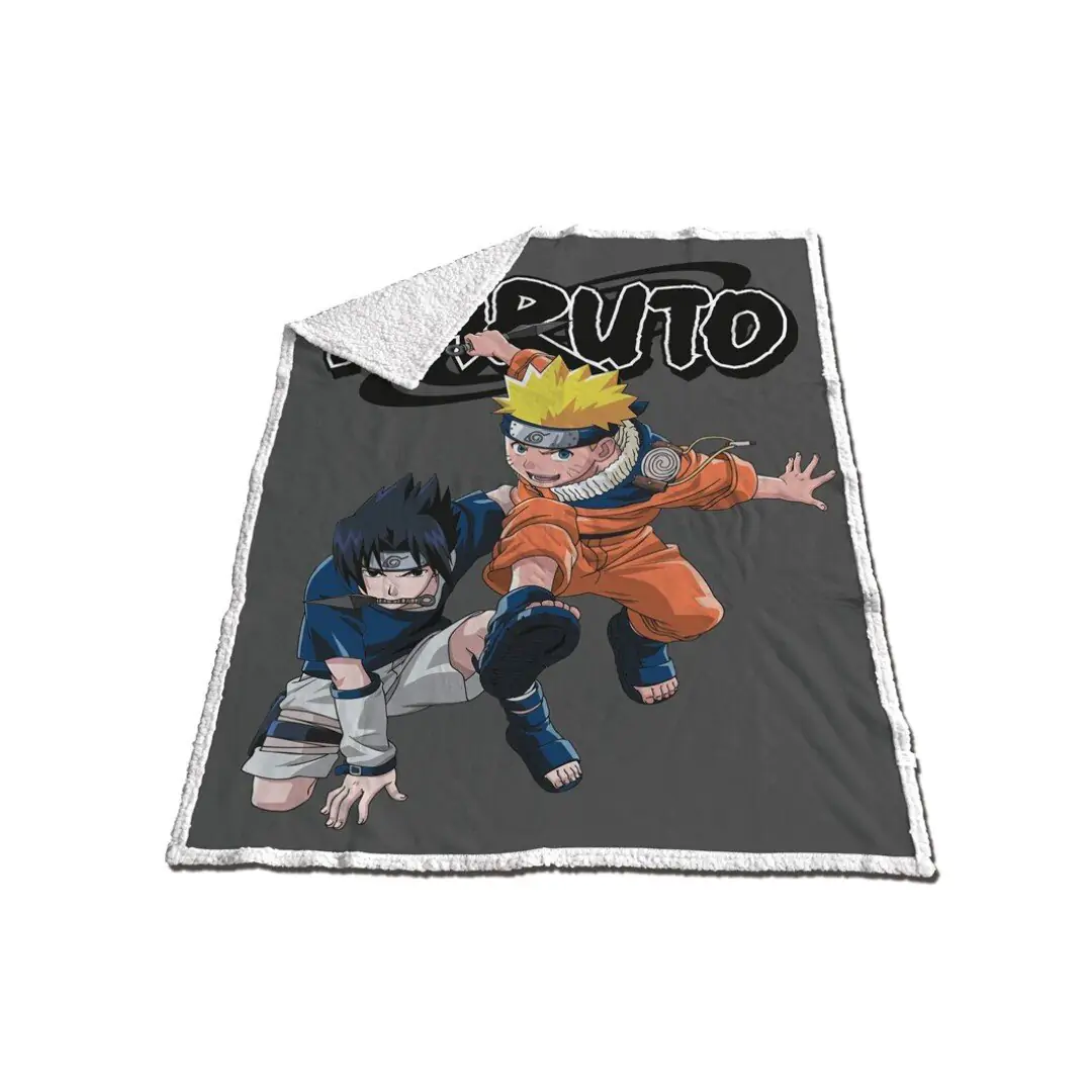 Pătură Sherpa NARUTO 120x150cm Naruto & Sasuke poza produsului