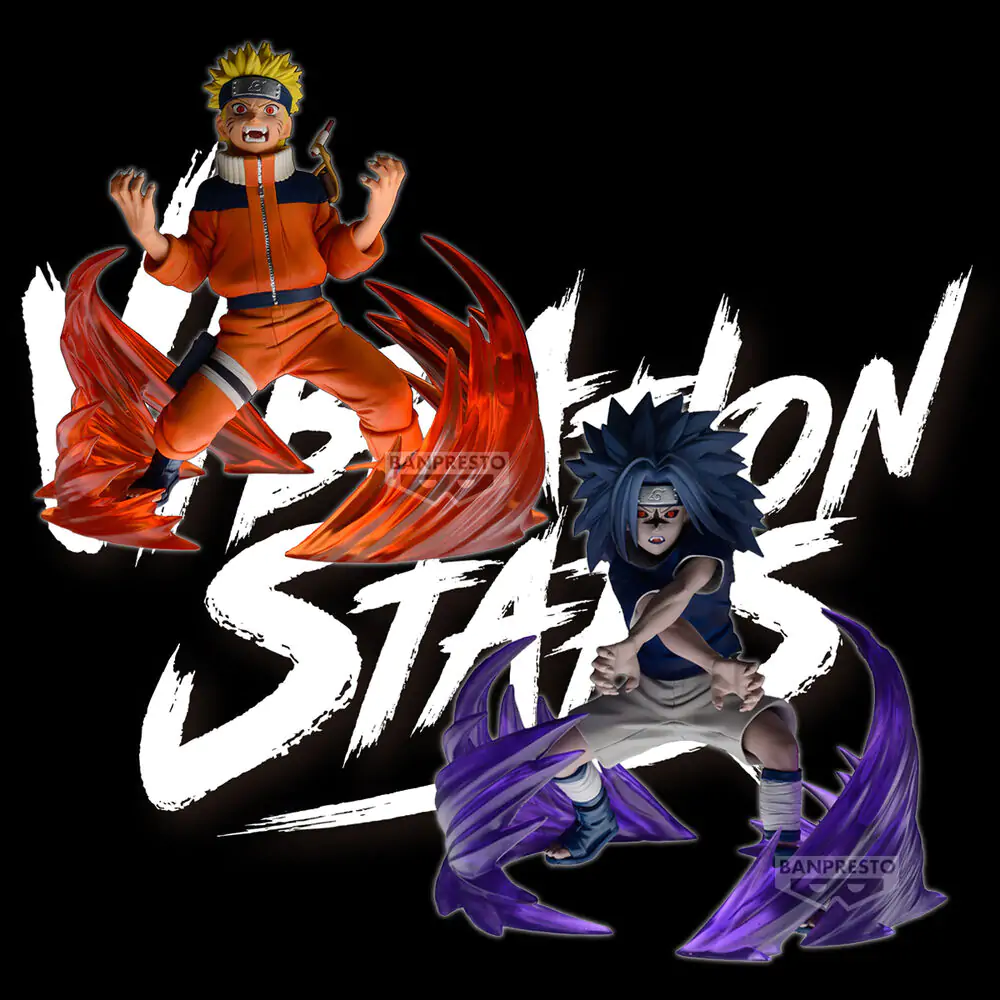 Naruto 72 Series Vibration Stars figurina Sasuke Uchiha 15cm poza produsului