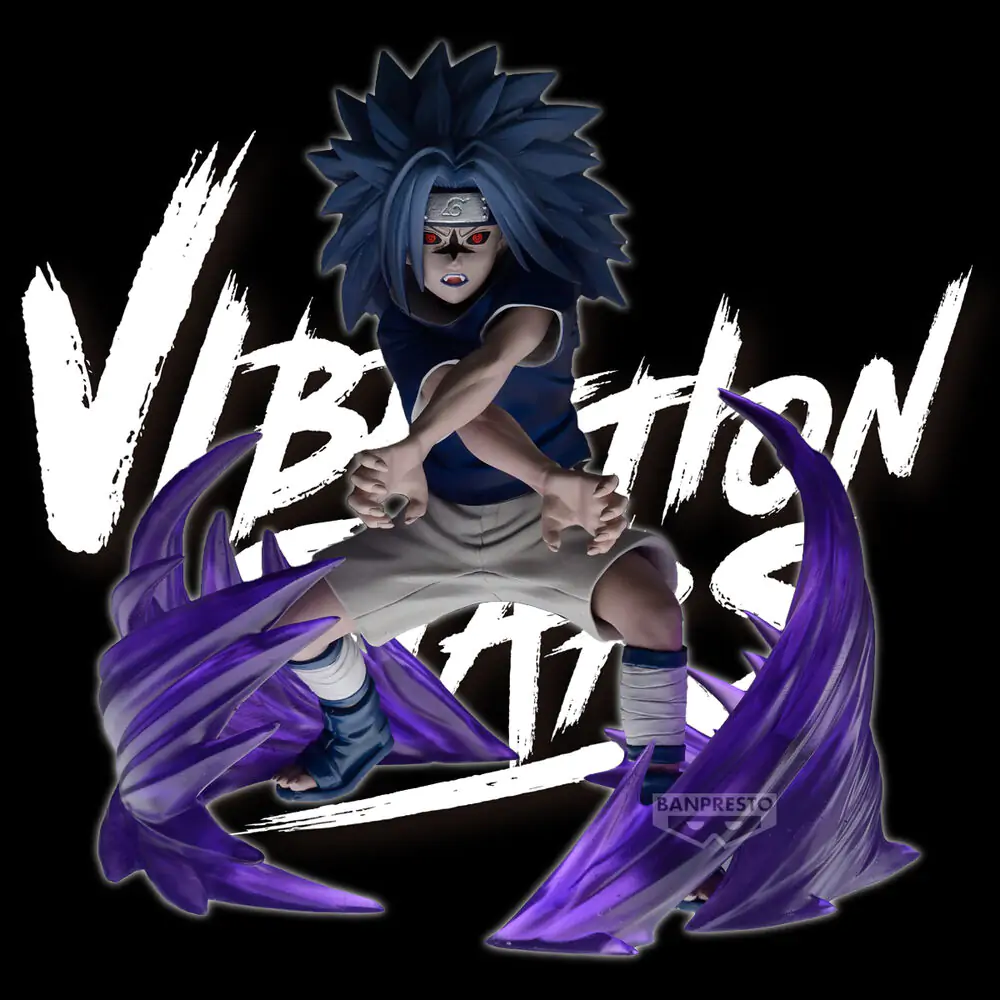 Naruto 72 Series Vibration Stars figurina Sasuke Uchiha 15cm poza produsului