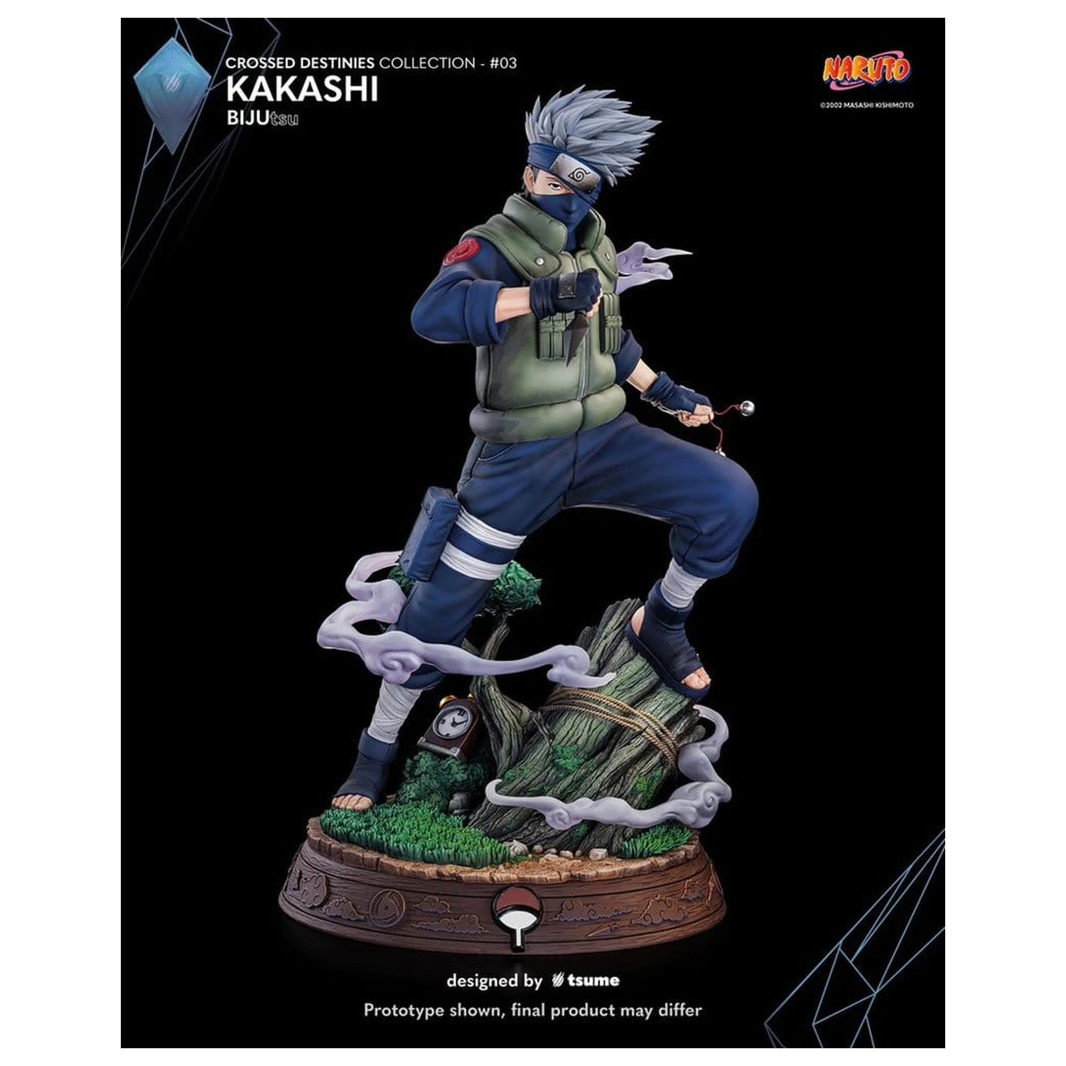 Naruto Bijutsu figurina Kakashi poza produsului