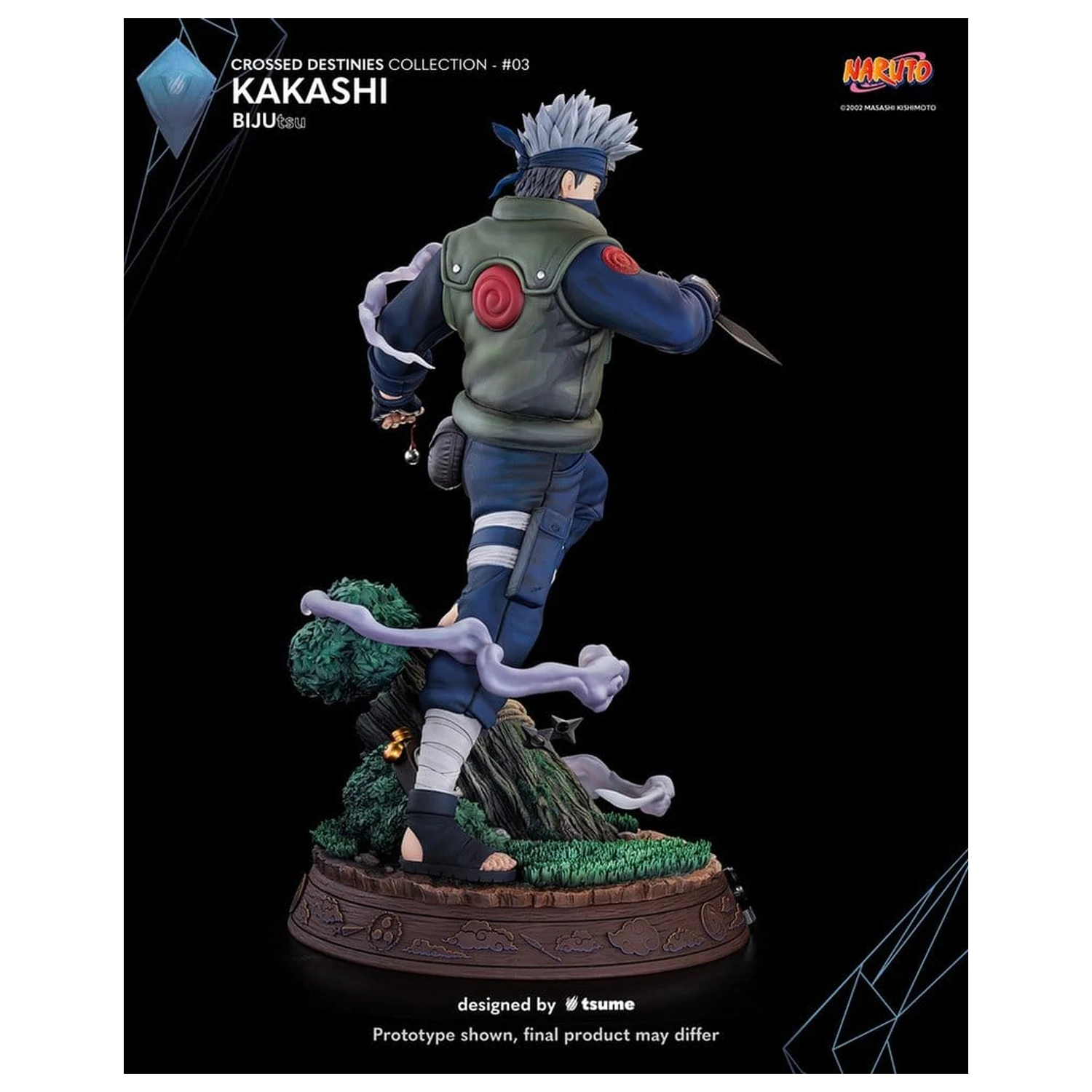 Naruto Bijutsu figurina Kakashi poza produsului