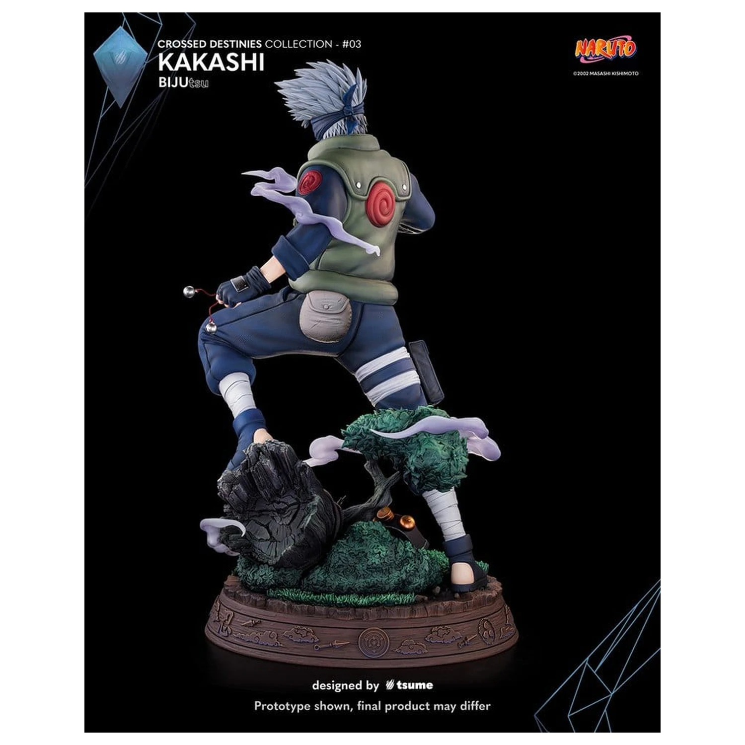 Naruto Bijutsu figurina Kakashi poza produsului