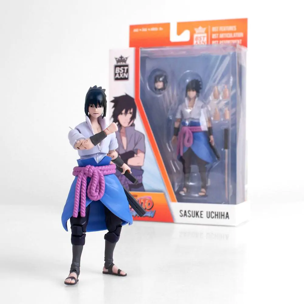 Figurină de acțiune Naruto BST AXN Sasuke Uchiha 13 cm poza produsului