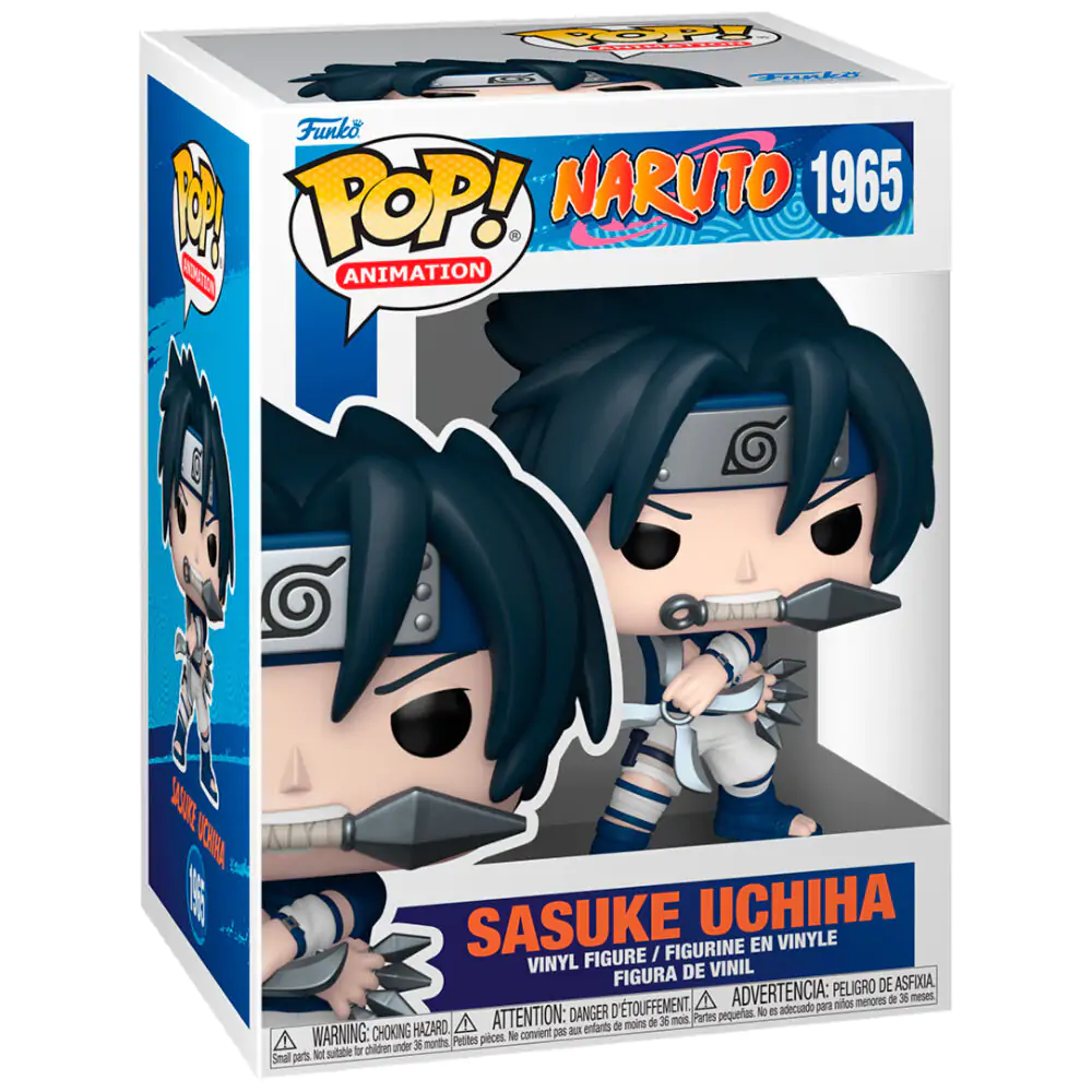 Naruto Classic Pop! Animation Figurina de vinil Sasuke 9 cm poza produsului