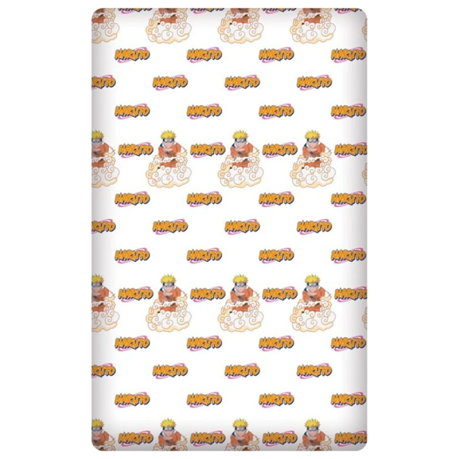 Naruto Clone Cearsaf de pat cauciucat 90x200 cm poza produsului