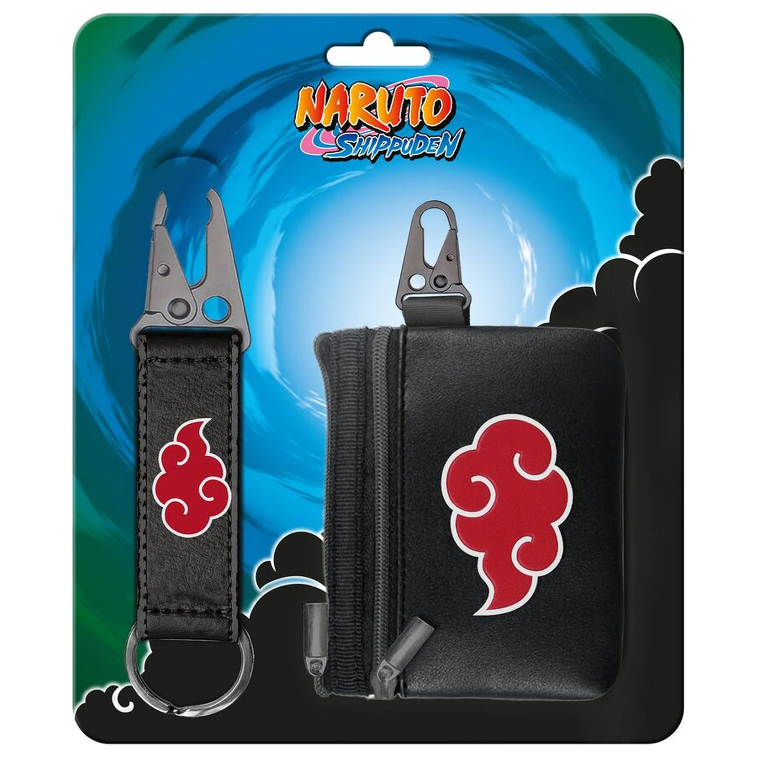 Naruto Clouds breloc + set de portofel poza produsului