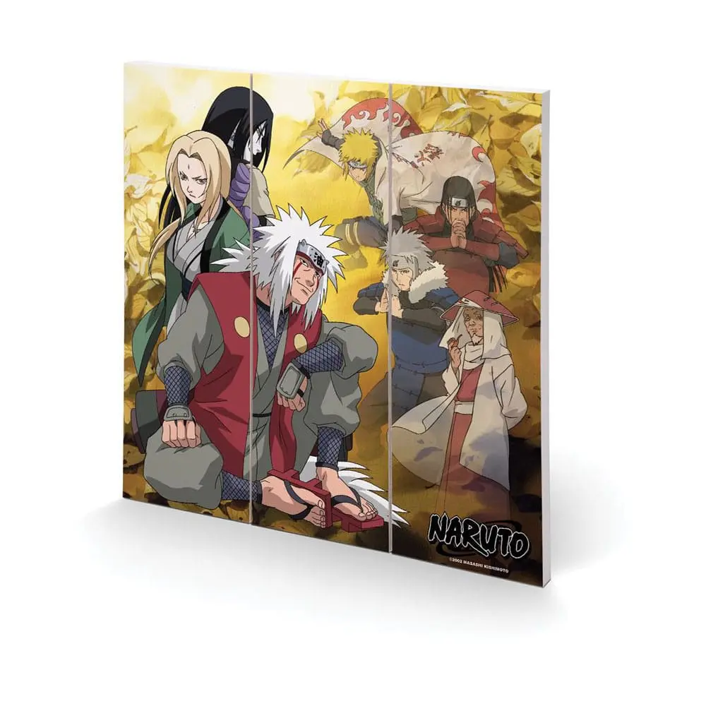 Tablou din lemn pentru perete Naruto Fallen Leaves And Fallen Comrades poza produsului