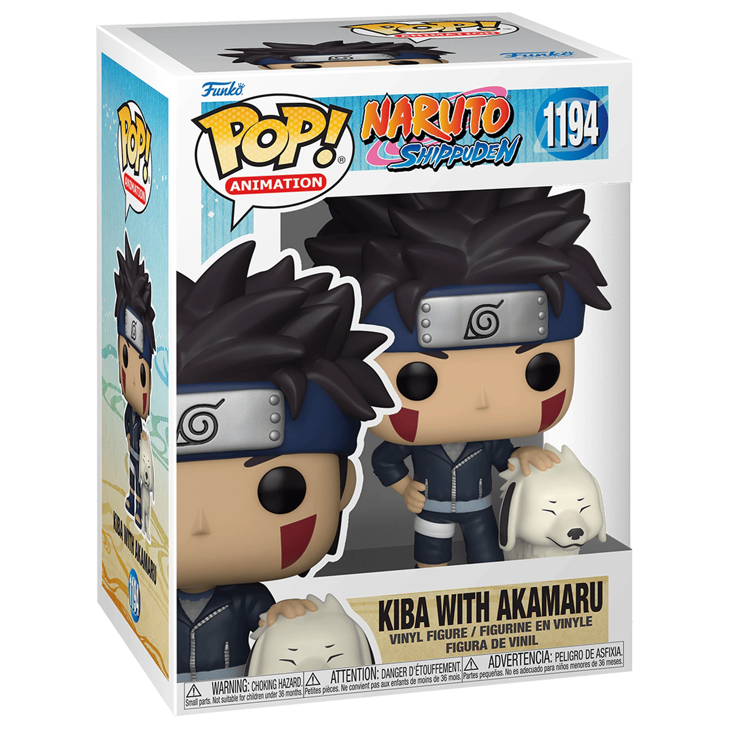 Naruto POP! Animation Figurina din vinil Kiba cu Akamaru 9 cm poza produsului