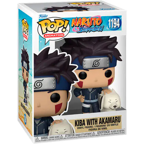 Naruto POP! Animation Figurina din vinil Kiba cu Akamaru 9 cm poza produsului