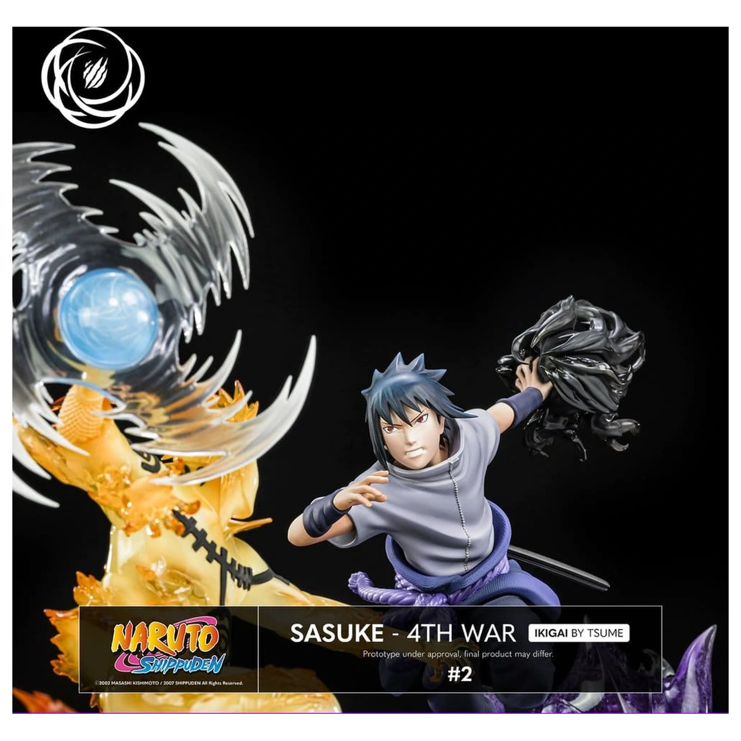 Naruto IKIGAI Figurina 1/6 Sasuke Fourth Great Ninja War poza produsului